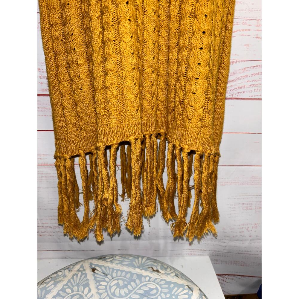 Ggio Golden Brown Knit Maxi Dress Size Small - Picture 4 of 6